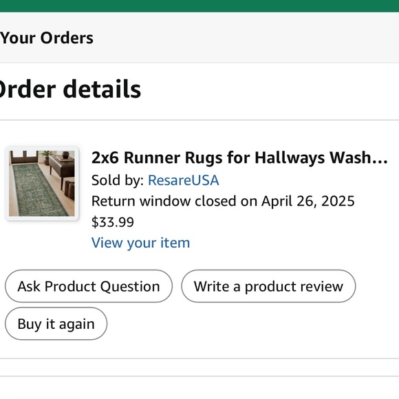 Washable Runner Rug - Picture 8 of 8